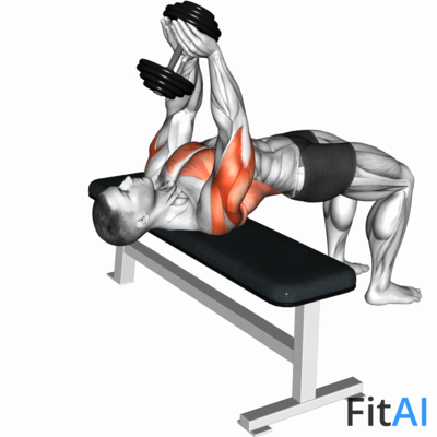 Dumbbell Straight Arm Pullover