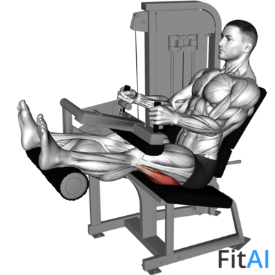 Lever Seated Leg Curl