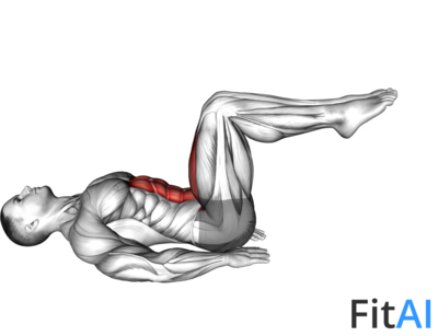 Lying Alternate Toe Touch Floor