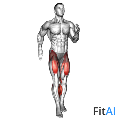 Alternate Front Kick in Place