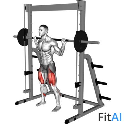 Smith Low Bar Squat