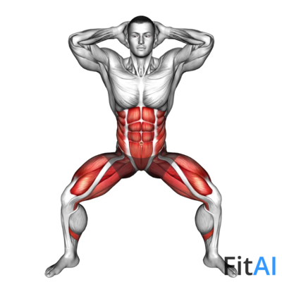 Half Squat Side Reach