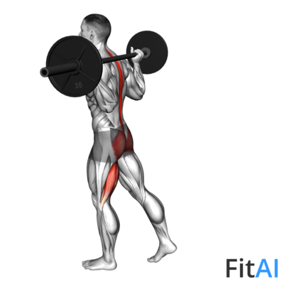 Barbell One Leg Good Morning