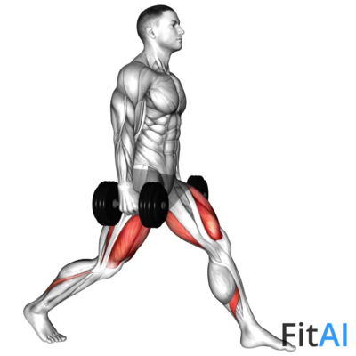 Dumbbell Static Lunge