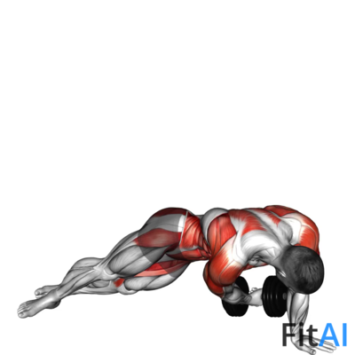 Dumbbell Side Plank with Rear Fly