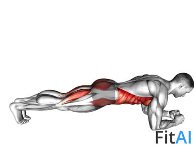 Front Plank with Leg Lift