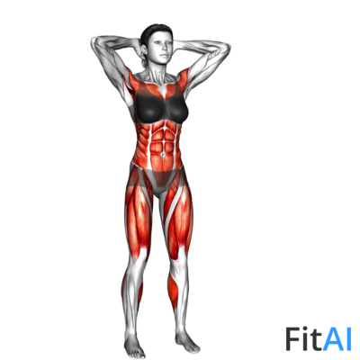 Double Knee To Toe Touch