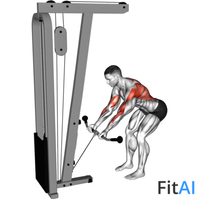 Cable Bent-Over Reverse-Grip Row