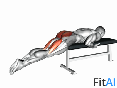 Reverse Hyper on Flat Bench