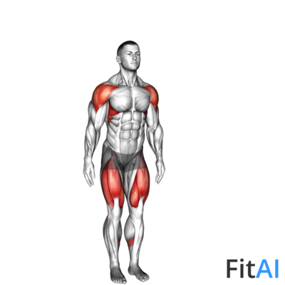 Stepback with Hands Raise