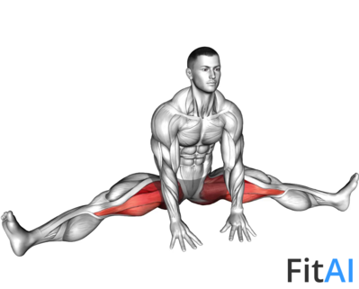 Sitting Wide Leg Adductor Stretch