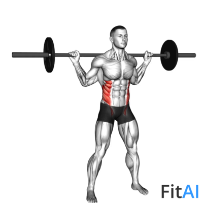 Barbell Side Bent (V2)