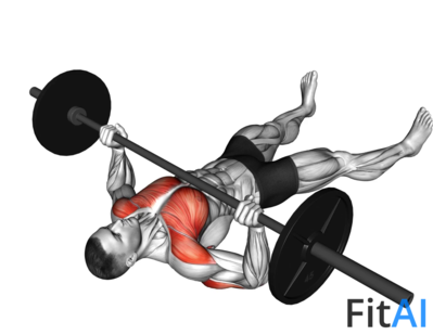Barbell Floor Chest Press