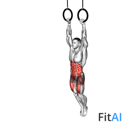 Ring Hanging Straight Leg Hip Raise