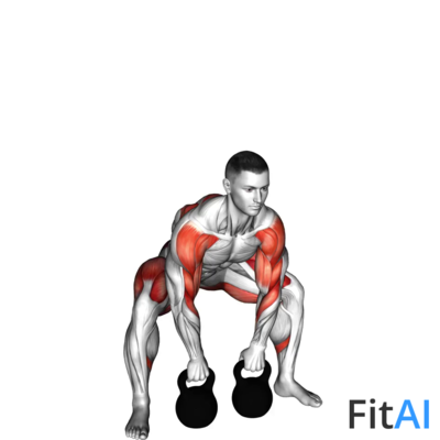 Kettlebell Sumo Deadlift with High Pull