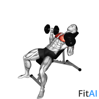 Dumbbell Incline Bench Press