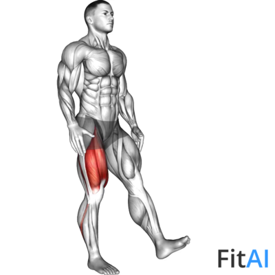 One Leg Quarter Squat