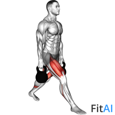 Kettlebell Split Squat