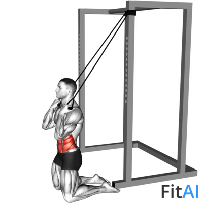 Band Kneeling Crunch