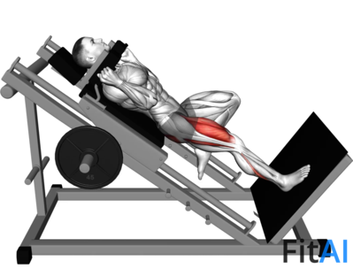 Sled One Leg Hack Squat