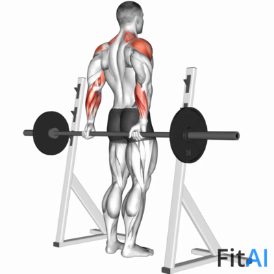 Barbell Rear Delt Raise