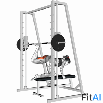 Smith kneeling rear kick