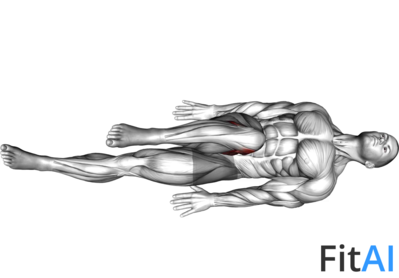 Lying Bent Knee Figure 8