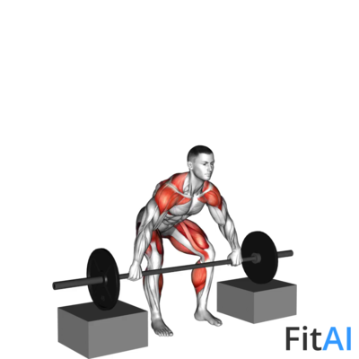 Barbell Snatch from Blocks