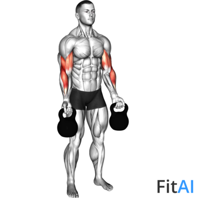 Kettlebell Biceps Curl