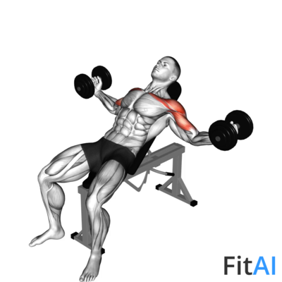 Dumbbell Incline Twisted Fly