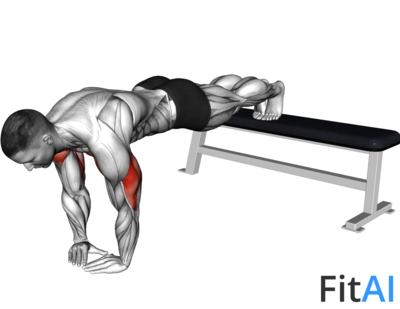 Decline Diamond Push-up