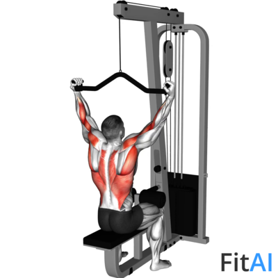 Cable Neutral-Grip Wide Pulldown (V2)