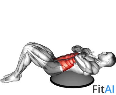 Crunch (on bosu ball)