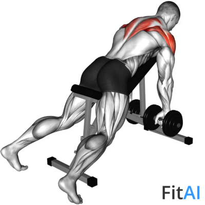 Dumbbell Incline Row