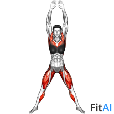 Half Plyo Squat Jack