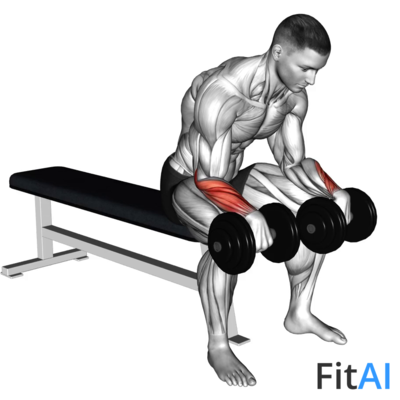 Dumbbell Reverse Wrist Curl