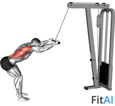Cable straight arm pulldown (V2)