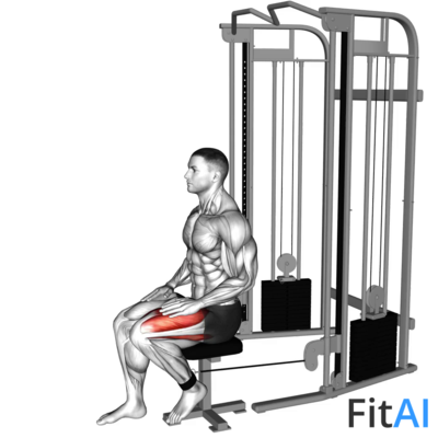 Cable Seated Leg Extension