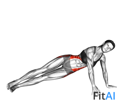 Side Plank Leg raise