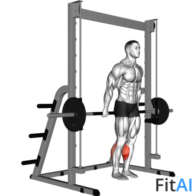 Smith Reverse Calf Raises