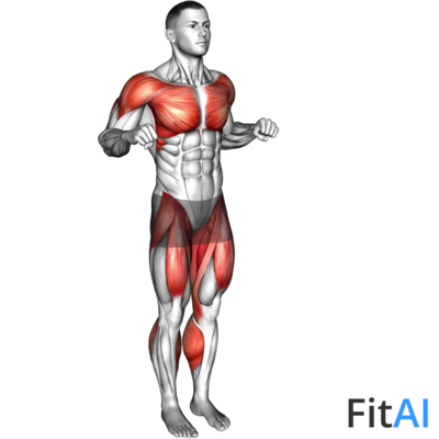 Double Punch Front Leg Lift