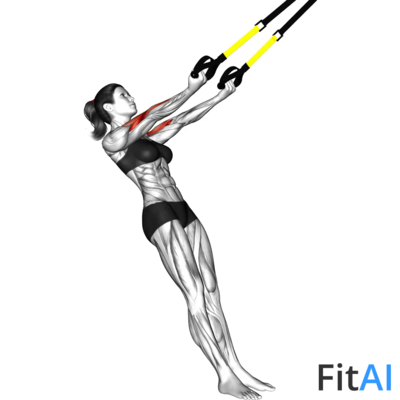 Suspender Arm Curl to Ears