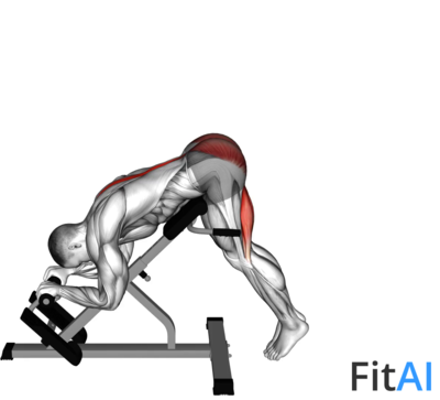 45 Degrees Reverse Hyperextension