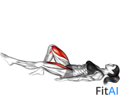 Straight One Leg Glute Bridge Hold