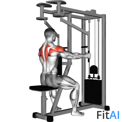 Lever Seated Reverse Fly (parallel-grip)