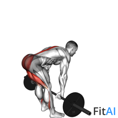 Barbell Stiff Legged Deadlift