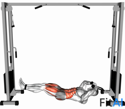 Cable Tuck Reverse Crunch