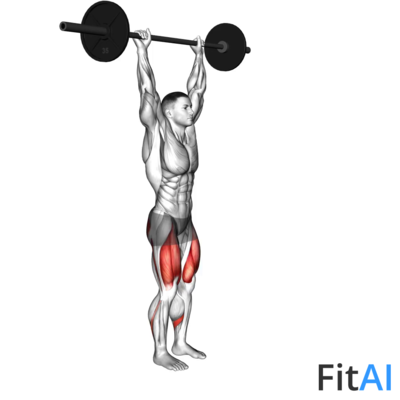 Barbell Overhead Lunge