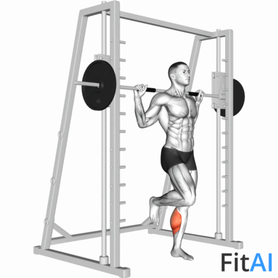 Smith One Leg Floor Calf Raise