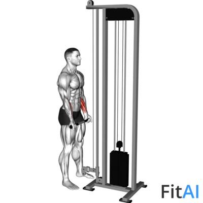 Cable Standing Wrist Curl